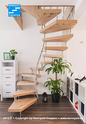 Raumgewinntreppe Asteiche
