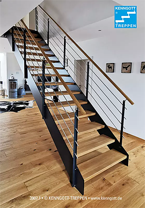 HPL- Treppe Longlifestufen Asteiche